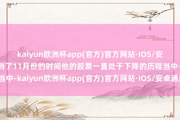 kaiyun欧洲杯app(官方)官方网站·IOS/安卓通用版/手机APP下载到了11月份的时间他的股票一直处于下降的历程当中-kaiyun欧洲杯app(官方)官方网站·IOS/安卓通用版/手机APP下载