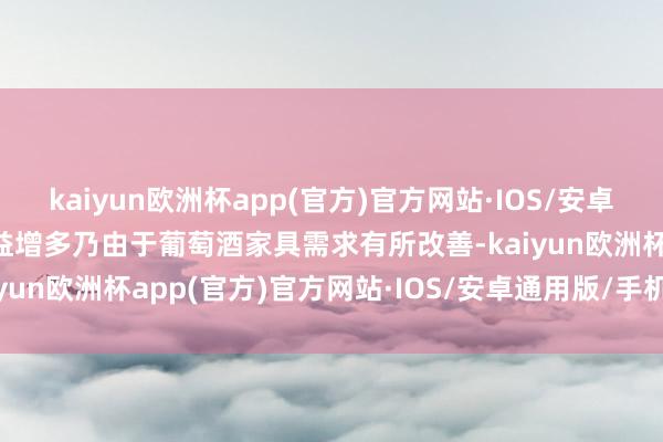kaiyun欧洲杯app(官方)官方网站·IOS/安卓通用版/手机APP下载收益增多乃由于葡萄酒家具需求有所改善-kaiyun欧洲杯app(官方)官方网站·IOS/安卓通用版/手机APP下载